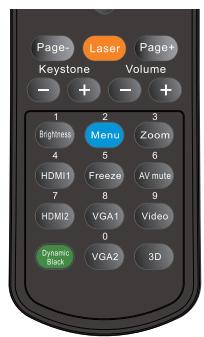 OPTOMAR DH1011 - Commandes de l'utilisateur - 2