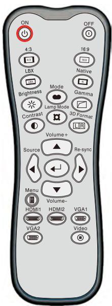 OPTOMAR DH1011 - Télécommande - 1