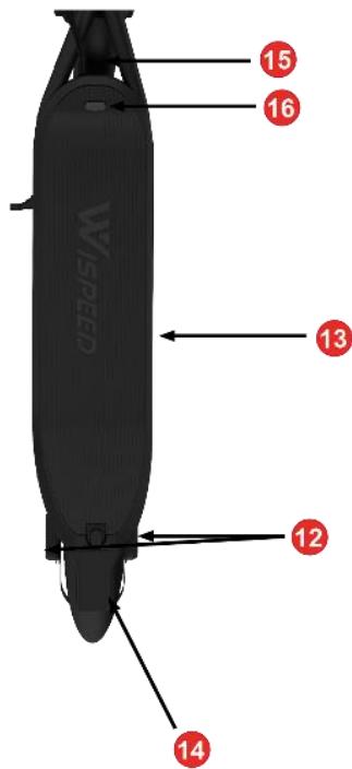 WISPEED C10-55 - Description de la trottinette - 2