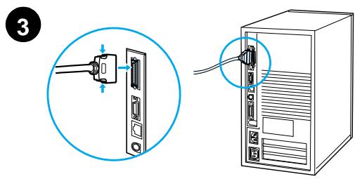 HEWLETT PACKARD LaserJet 8150 - Connecting Parallel Cable - 3