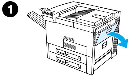 HEWLETT PACKARD LaserJet 8150 - Paso 8 Ponga papel en la bandeja 1 (optional) - 1