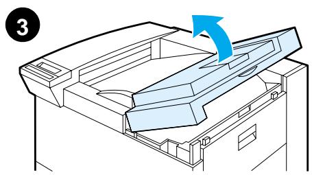 HEWLETT PACKARD LaserJet 8150 - Punto 3 Rimozione del materiale interno d'imballaggio - 3