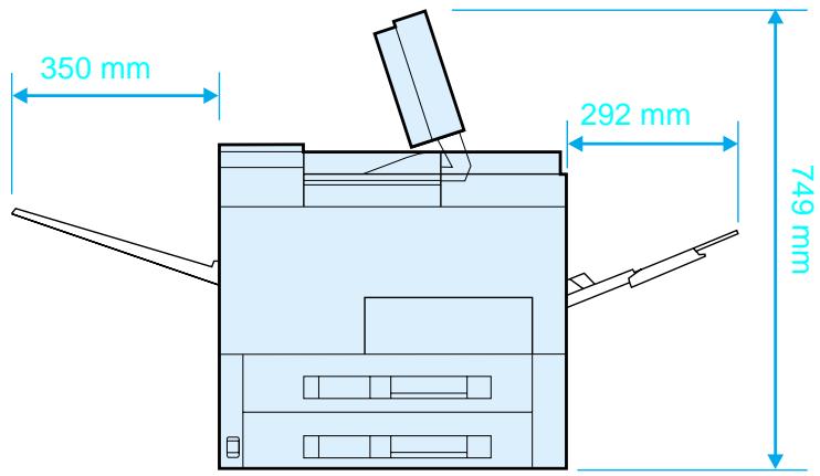 HEWLETT PACKARD LaserJet 8150 - Paso 1 Prepare el emplazimiento de la impresora - 2