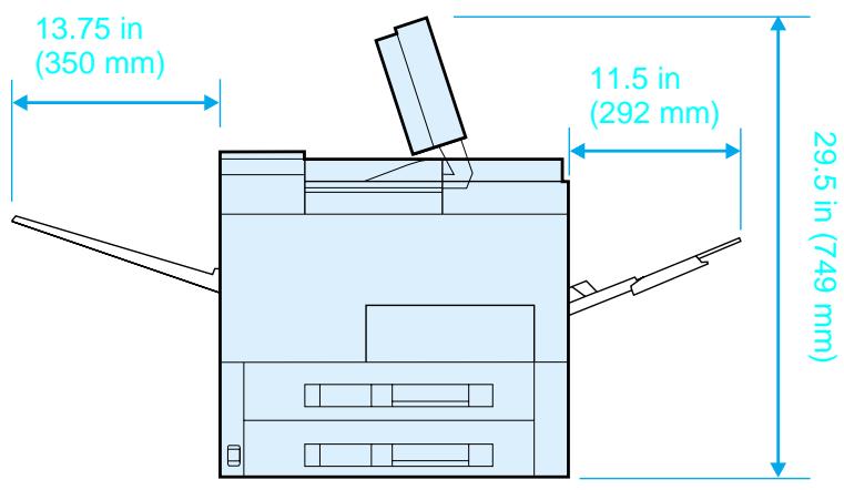 HEWLETT PACKARD LaserJet 8150 - Step 1 Prepare Printer Location - 2