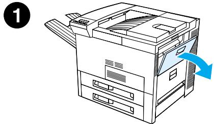 HEWLETT PACKARD LaserJet 8150 - Étape 8 chargement du bac 1 (option) - 1