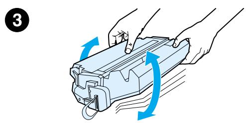 HEWLETT PACKARD LaserJet 8150 - Étape 6 installation de la cartouche d'encre - 3