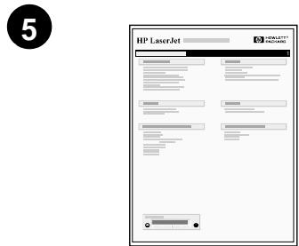HEWLETT PACKARD LaserJet 8150 - Schritt 12 Testen des Druckers - 5
