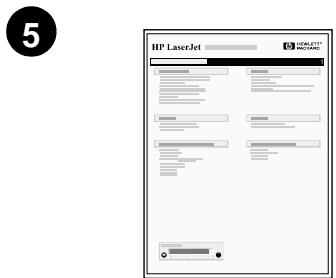 HEWLETT PACKARD LaserJet 8150 - Punto 12 Verifica del funzionamento della stampante - 5