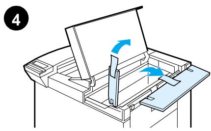 HEWLETT PACKARD LaserJet 8150 - Punto 3 Rimozione del materiale interno d'imballaggio - 4