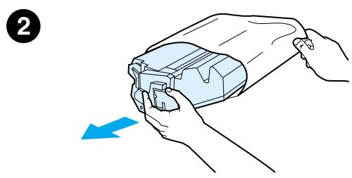 HEWLETT PACKARD LaserJet 8150 - Etapa 6 Instalação do cartucho de toner - 2