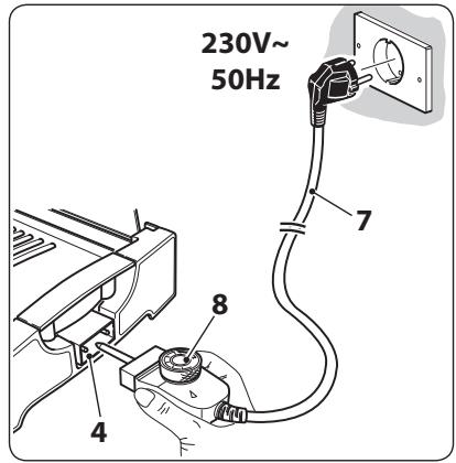 OHMEX OHM-GRILL-2222 - UTILISATION - 1