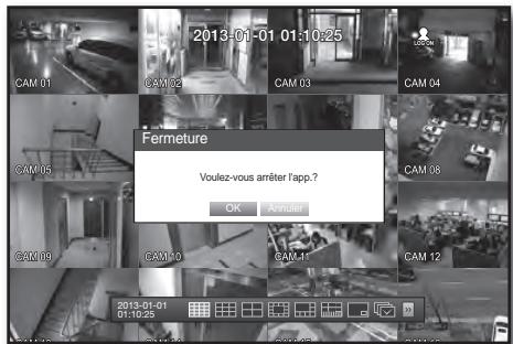 SAMSUNG SDS-P3042 - Arrêt du système - 1