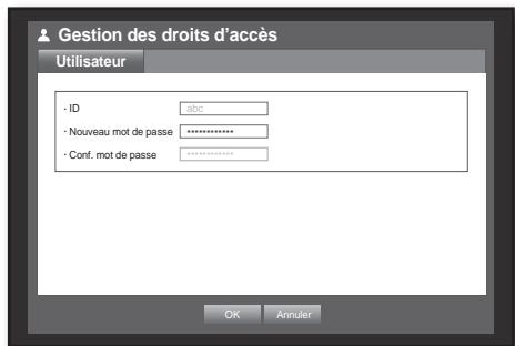 SAMSUNG SDS-P3042 - Modification du mot de passeruseutilisateur - 1