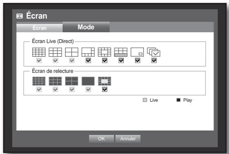 SAMSUNG SDS-P3042 - Réglage du Mode Écran - 1