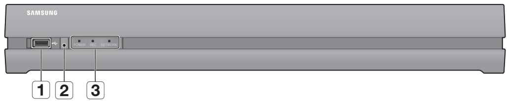 SAMSUNG SDS-P3042 - NOMS DES COMPOSANTS ET FONCTIONS (AVANT) - 1