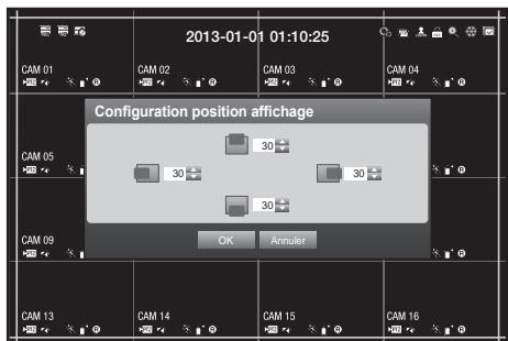 SAMSUNG SDS-P3042 - Réglage de la position de l'affichage - 1