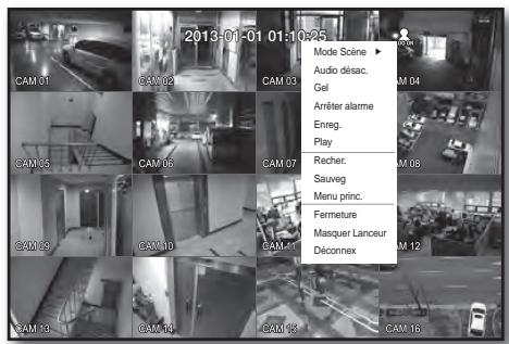 SAMSUNG SDS-P3042 - Menu Écran Live (Direct) - 2