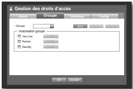 SAMSUNG SDS-P3042 - Réglages du groupe - 1