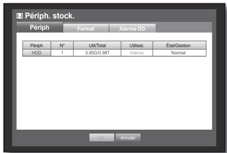 SAMSUNG SDS-P3042 - Vérification des périphériques - 1