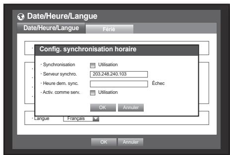 SAMSUNG SDS-P3042 - Réglage de Date/Heure/Langue - 4