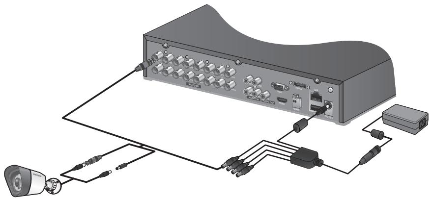 SAMSUNG SDS-P3042 - Connexion au magnétoscope numérique - 1