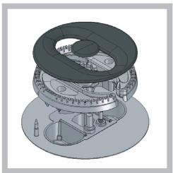 HOTPOINT PH 750 T HA/WH - Remplacement des injecteurs sur le brûleur "deux flames" indépendantes : - 1