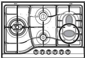 HOTPOINT PH 750 T HA/WH - Quelques conseils pratiques pour比较好 utiliser les brûleurs centraux "Demi-Poissonnière" - 4