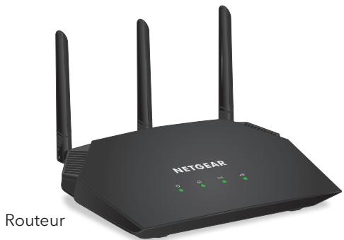 NETGEAR RESEAUR63550-100PES - Contenu de l'emballage - 1