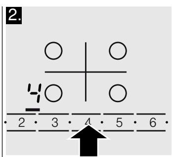 BOSCH PKF751FP1E - Kochstufe einstellen - 2