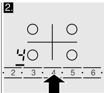 BOSCH PKF751FP1E - Régler la position de chauffe - 2
