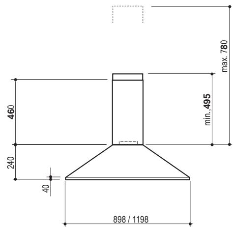 FALCON LEIHDC9OCR - Encombrement - 1