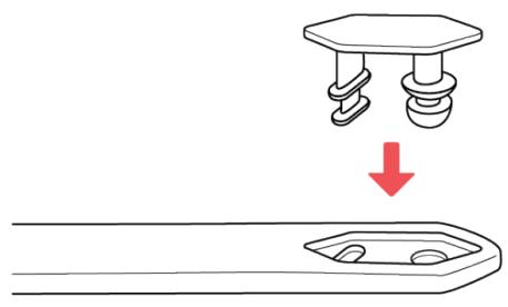 FITBIT FLEX2 - Transfert de l'agrafe du petit bracelet vers le grand bracelet - 1