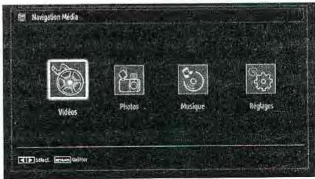 BRANDT B2207HHDW - Lecture de medias via navigateur média - 1