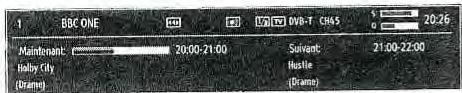 BRANDT B2207HHDW - Information à l'écran - 1