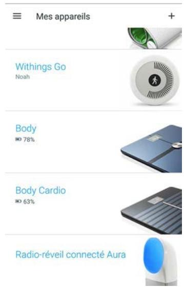 NOKIA BODY CARDIO BLANCHE - Modification de la configuration de votre Nokia Body Cardio - 1