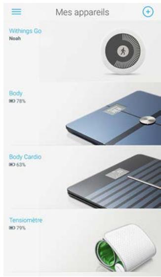 NOKIA BODY CARDIO BLANCHE - Modification de la configuration de votre Nokia Body Cardio - 1