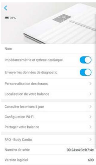 NOKIA BODY CARDIO BLANCHE - Touchez Impédancemétrie et rythme cardiaque. - 1