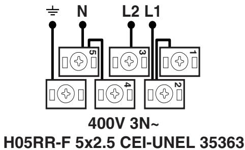 ARISTON CE 61FAW - Montage du cordon d'alimentation - 4