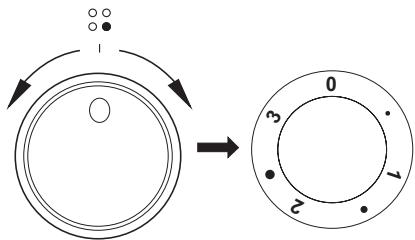 AMICA ACV3504B - Positions du bouton - 1