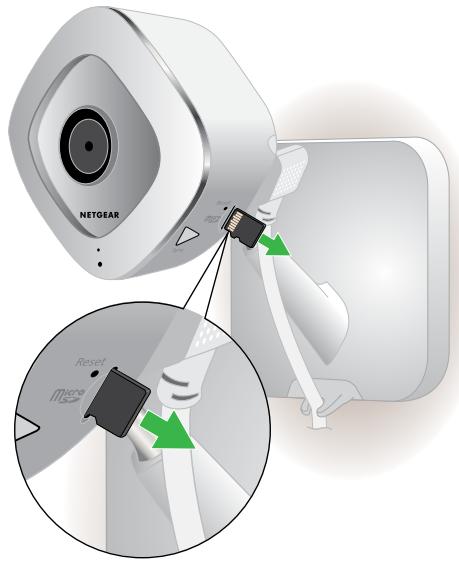 NETGEAR ARLO O4243684 - To safely eject an SD card: - 1