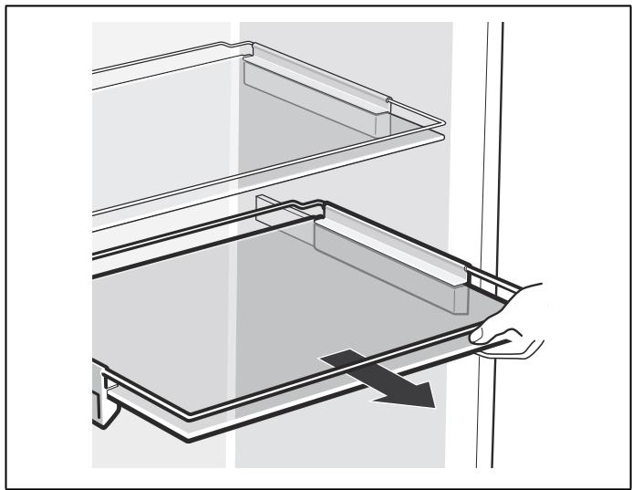 GAGGENEAU RC249203 - Clayette coulissante en verre - 1