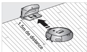 SAMSUNG SR8732 - Dépannage au cas où le robot aspirateur ne returne pas sur le chargeur - 2