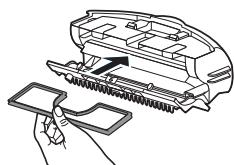 SAMSUNG SR8732 - Videz le réservoir de poussière avant de le nettoyer. - 7