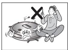 SAMSUNG SR8732 - L'appareil ne doit enaucun cas etre demonté ou réparé par une personne autre qu'un technicien de maintenance qualifié. - 1