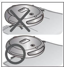 SAMSUNG SR8732 - Pour les tapis munis de longues franges, repliez ces dernières sous le tapis. - 1