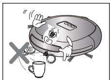 SAMSUNG SR8732 - Retirez à l'avance les objets de petite taille ou fragiles de la zone à nettoyer. - 1