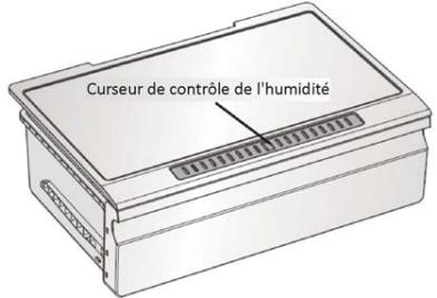 THOMSON CTH460XLSSINOX - Réglage de l'humidité du bac à légumes - 1