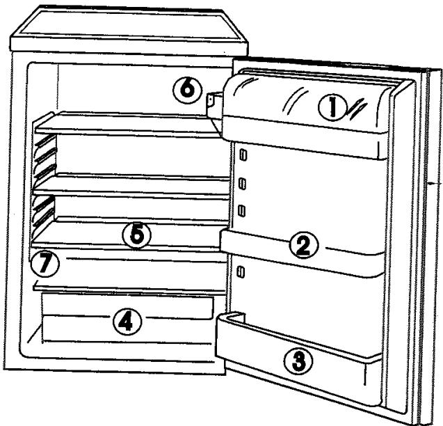BRANDT TCB 133 WK - Scheme de l'appareil - 1
