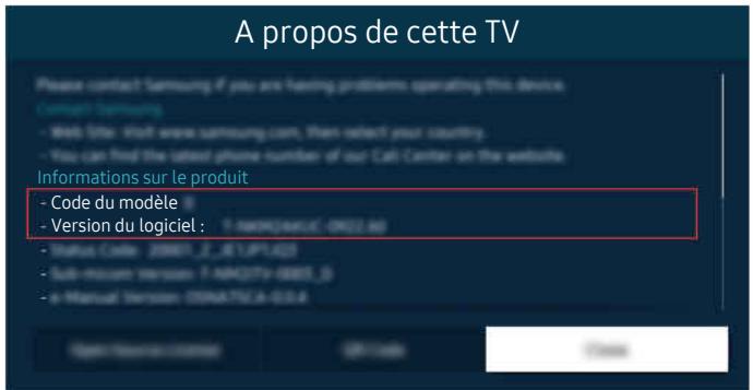 SAMSUNG UE65BU8505 - Mise à jour du logiciel - 6