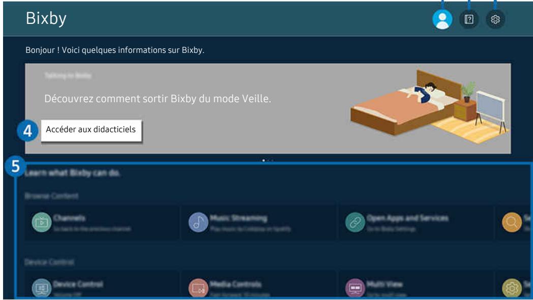SAMSUNG UE65BU8505 - Démarrage de bixby à l'aide des touches de la samsung smart remote - 3